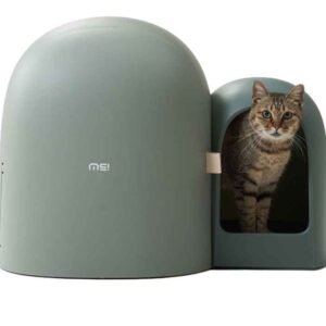 MASHU Cat Litter Pan /Fully Enclosed /Extra Large Small Large/ Cat Litter Box/ Hallway Style/ Anti-Odor/Anti-Splash Litter Pan