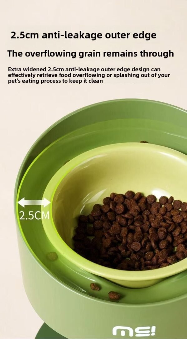 Makesure Cat Bowl|Ceramic Tall Neck Pet Adjustable Height Cat Drinking Feeding | Dog Bowl Food Bowl Caliber - 图片 17
