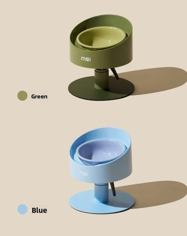 Makesure Cat Bowl|Ceramic Tall Neck Pet Adjustable Height Cat Drinking Feeding | Dog Bowl Food Bowl Caliber - 图片 12