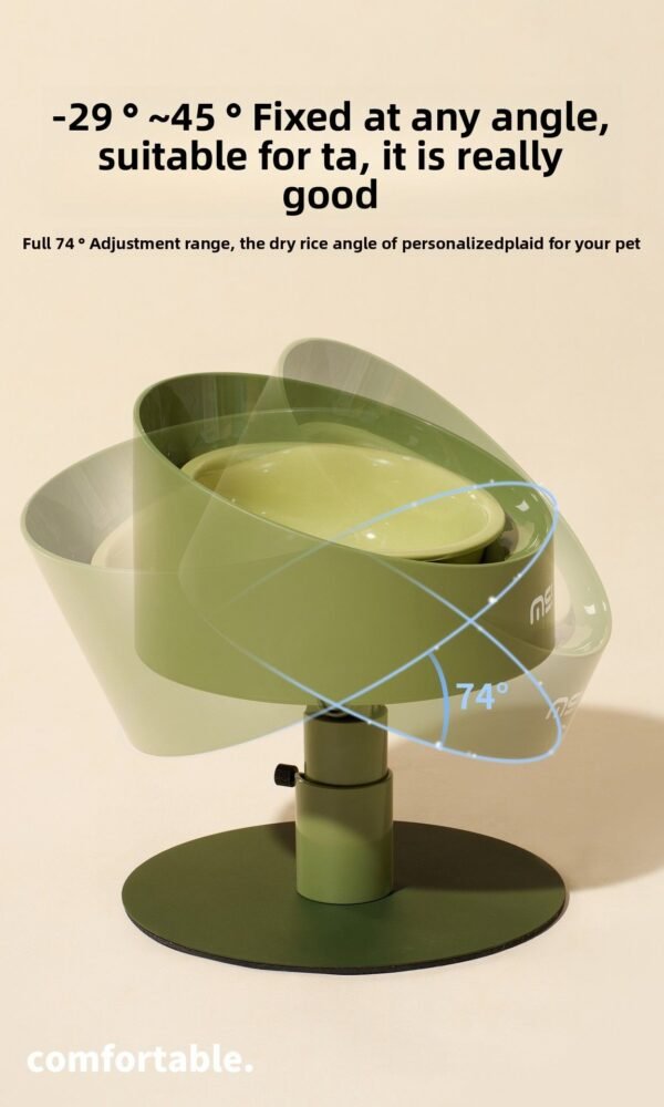 Makesure Cat Bowl|Ceramic Tall Neck Pet Adjustable Height Cat Drinking Feeding | Dog Bowl Food Bowl Caliber - 图片 21