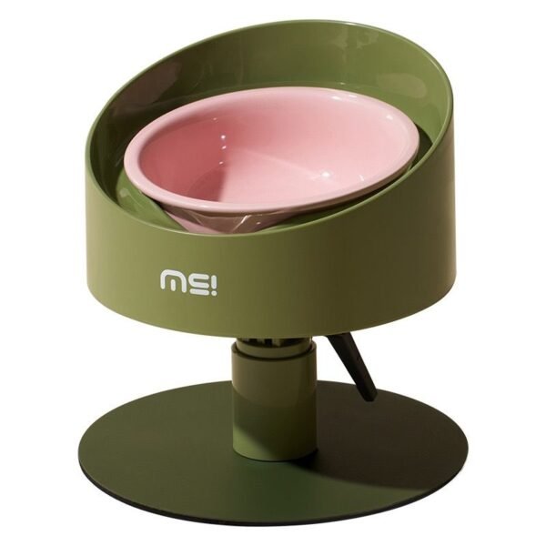 Makesure Cat Bowl|Ceramic Tall Neck Pet Adjustable Height Cat Drinking Feeding | Dog Bowl Food Bowl Caliber - 图片 5