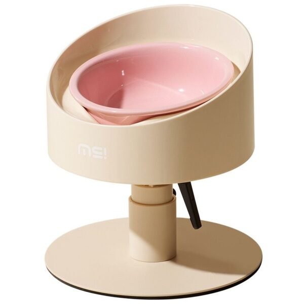 Makesure Cat Bowl|Ceramic Tall Neck Pet Adjustable Height Cat Drinking Feeding | Dog Bowl Food Bowl Caliber - 图片 4