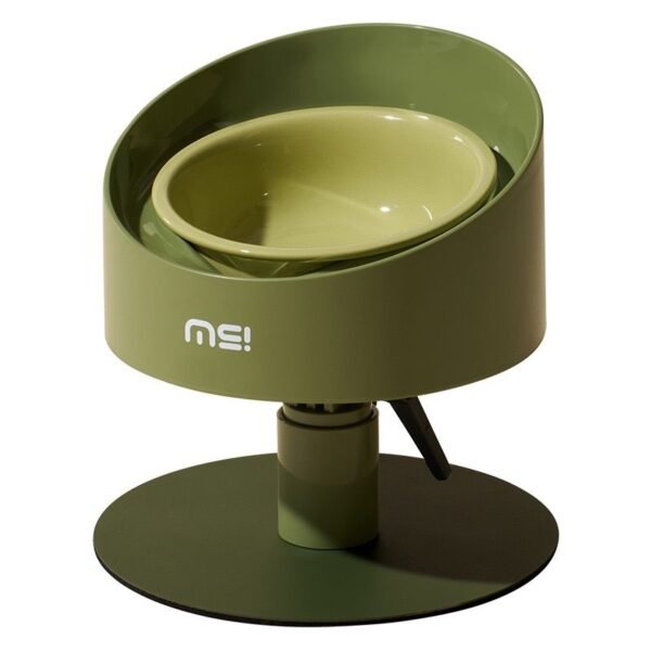 Makesure Cat Bowl|Ceramic Tall Neck Pet Adjustable Height Cat Drinking Feeding | Dog Bowl Food Bowl Caliber - 图片 3