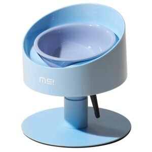 Makesure Cat Bowl|Ceramic Tall Neck Pet Adjustable Height Cat Drinking Feeding | Dog Bowl Food Bowl Caliber