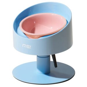 Makesure Cat Bowl|Ceramic Tall Neck Pet Adjustable Height Cat Drinking Feeding | Dog Bowl Food Bowl Caliber
