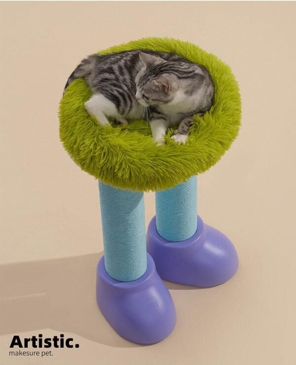 Makesure cat scratching board cat scratching post one cat nest cat climbing frame vertical cat claw tree scratch-resistant cat toys cat supplies - 图片 26