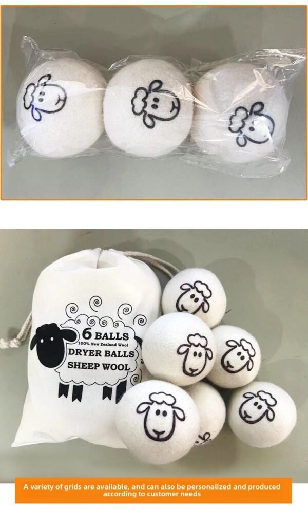 Teaser Balls / Wool Dryer Balls / Anti-tangle Wool Dryer / Dryer Balls Dryer Wool Balls - 图片 12