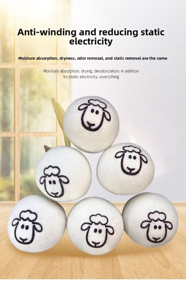 Teaser Balls / Wool Dryer Balls / Anti-tangle Wool Dryer / Dryer Balls Dryer Wool Balls - 图片 2
