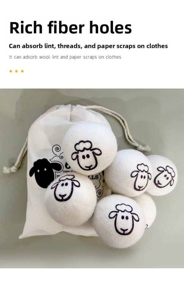 Teaser Balls / Wool Dryer Balls / Anti-tangle Wool Dryer / Dryer Balls Dryer Wool Balls - 图片 5