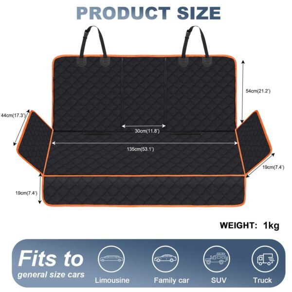 Pet-crate carrying / dog car seat / car rear seat mat center panel removable mat - 图片 39