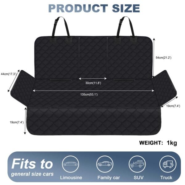 Pet-crate carrying / dog car seat / car rear seat mat center panel removable mat - 图片 44