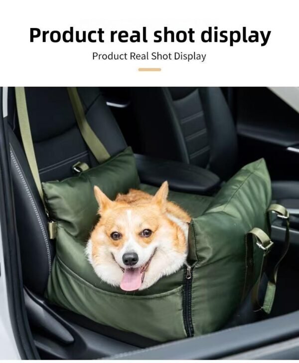 Multi-functional car kennel / pet safety seat / four seasons universal detachable washable dog kennel mat / small and medium-sized dog outdoor dog kennel - 图片 4