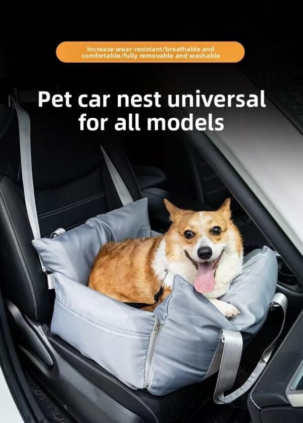Multi-functional car kennel / pet safety seat / four seasons universal detachable washable dog kennel mat / small and medium-sized dog outdoor dog kennel - 图片 12