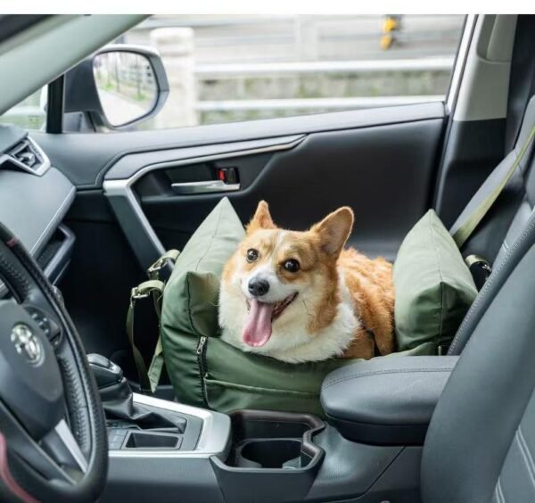 Multi-functional car kennel / pet safety seat / four seasons universal detachable washable dog kennel mat / small and medium-sized dog outdoor dog kennel - 图片 19