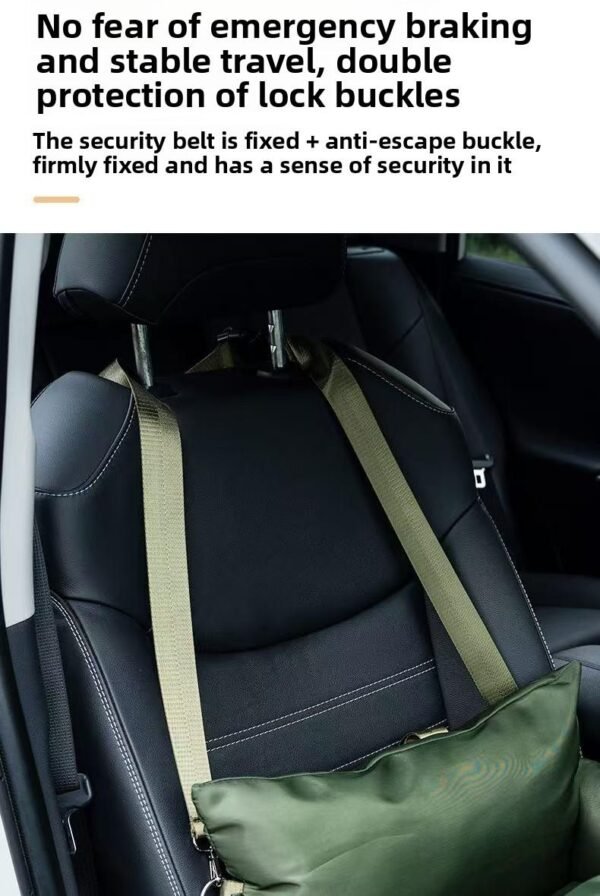 Multi-functional car kennel / pet safety seat / four seasons universal detachable washable dog kennel mat / small and medium-sized dog outdoor dog kennel - 图片 18
