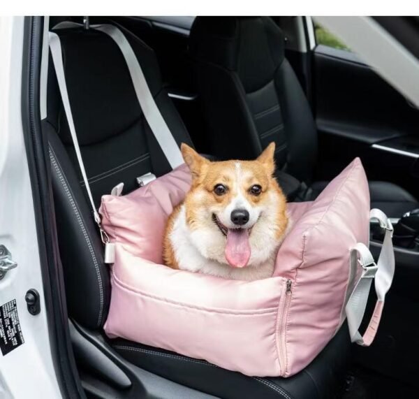 Multi-functional car kennel / pet safety seat / four seasons universal detachable washable dog kennel mat / small and medium-sized dog outdoor dog kennel - 图片 2