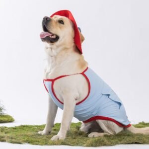 Dog clothes spring and summer cooling ice bag cooler adjustable leash undershirt small and medium-sized dogs pet dog clothes