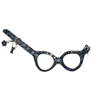 Light Blue Leopard Print