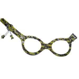 Green Abstract Pattern Horsehair